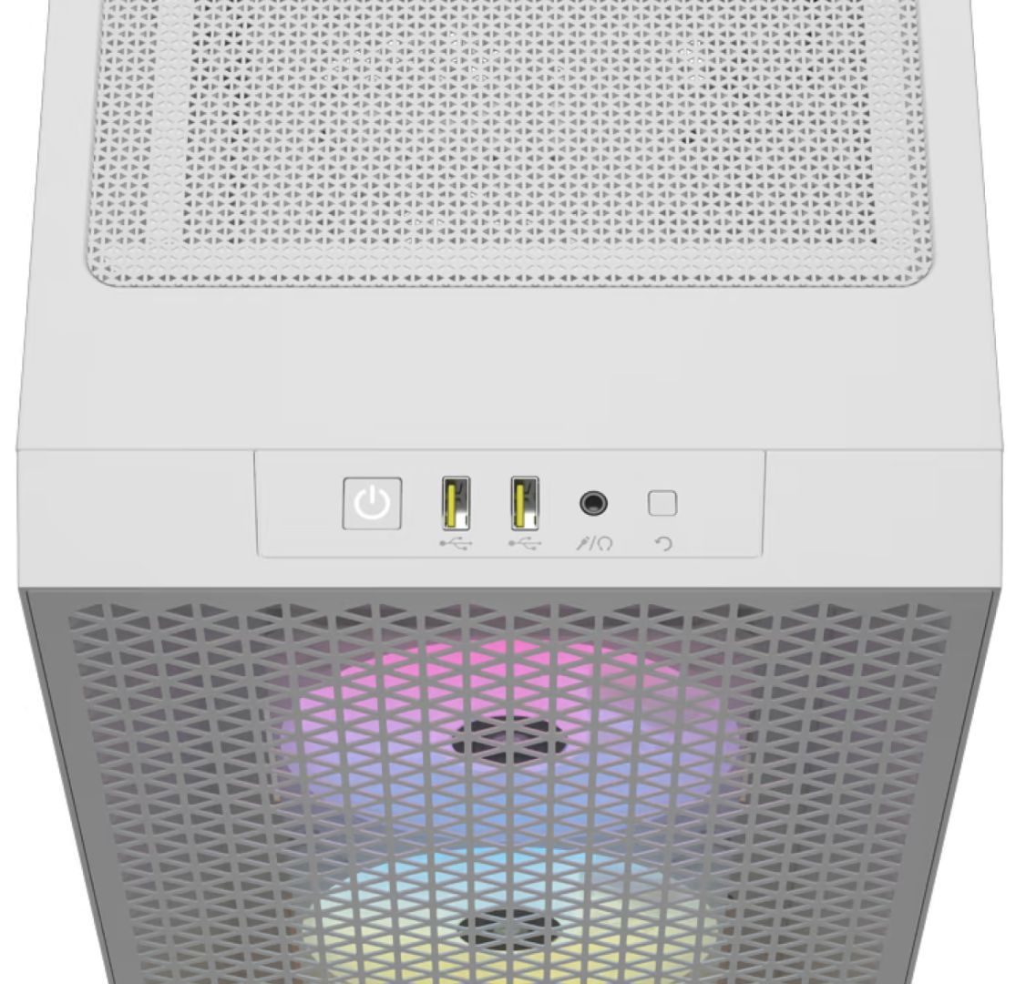 Corsair 3000D RGB Airflow Tempered Glass White Corsair 3000D RGB Airflow Tempered Glass White