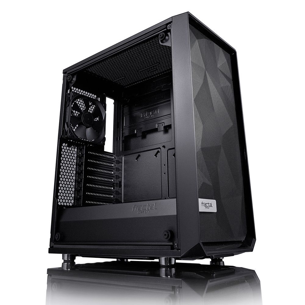 Fractal Design Meshify C Tempered Glass Black Fractal Design Meshify C Tempered Glass Black