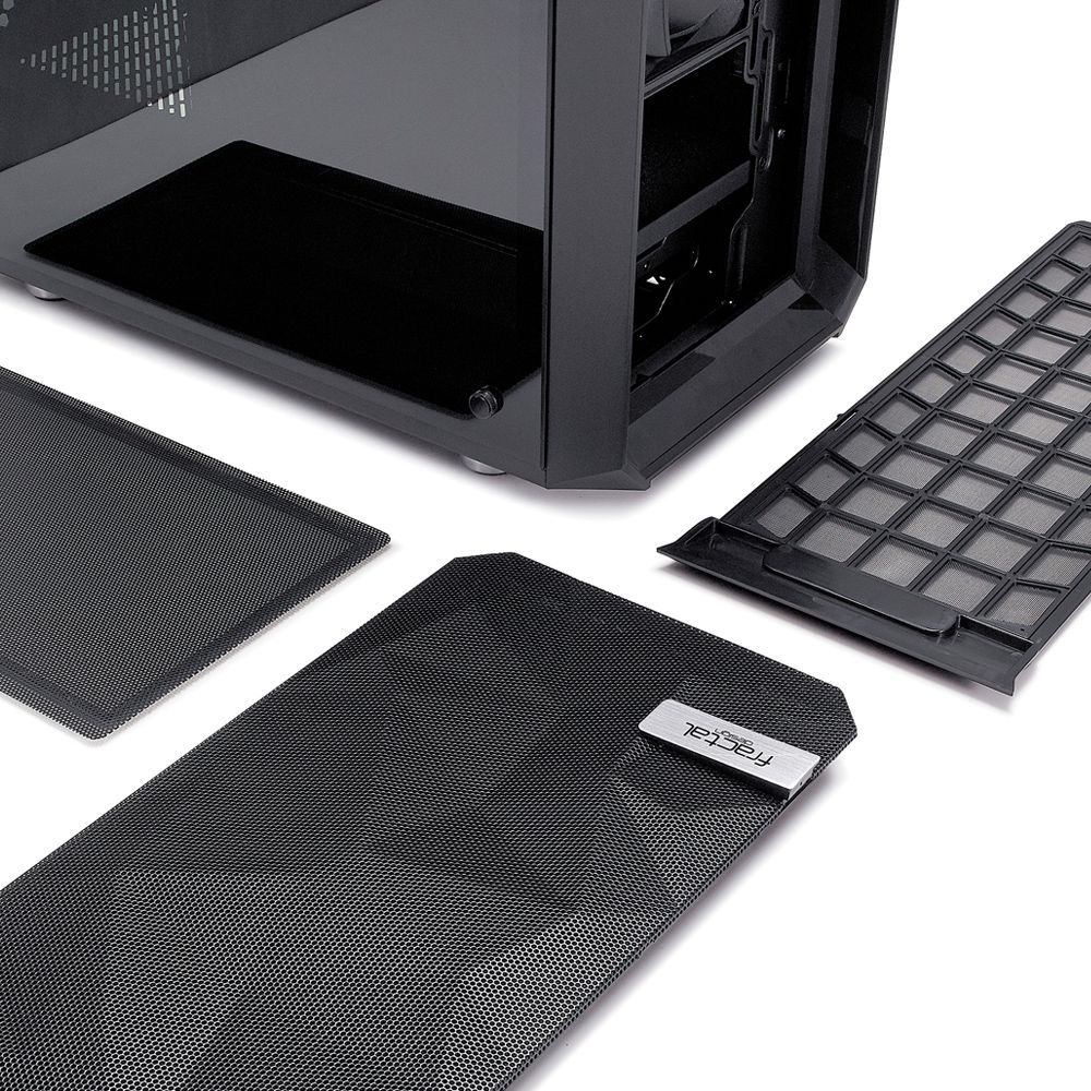 Fractal Design Meshify C Tempered Glass Black Fractal Design Meshify C Tempered Glass Black