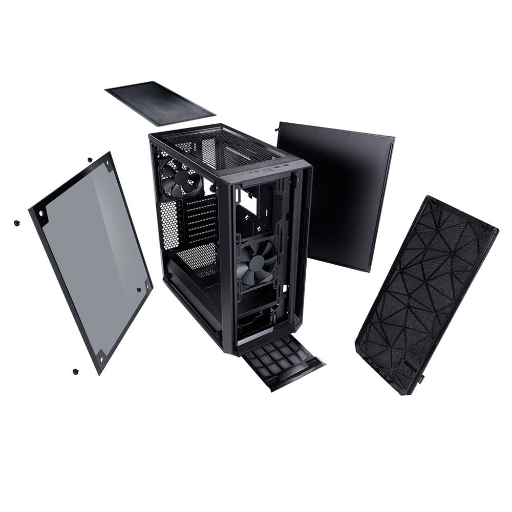 Fractal Design Meshify C Tempered Glass Black Fractal Design Meshify C Tempered Glass Black