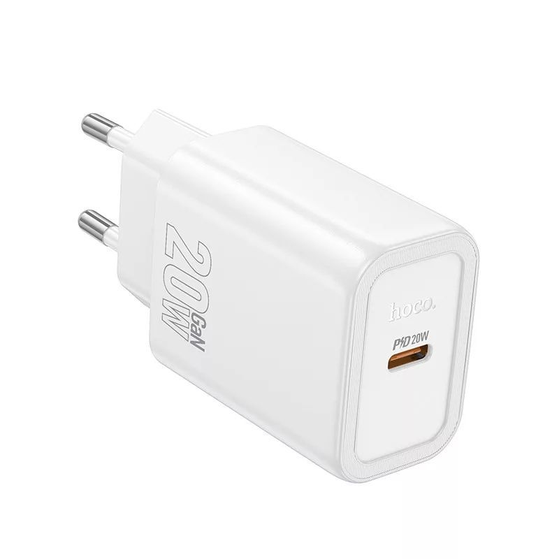 Hoco N60 Gentle USB-C PD20W Charger White Hoco N60 Gentle USB-C PD20W Charger White