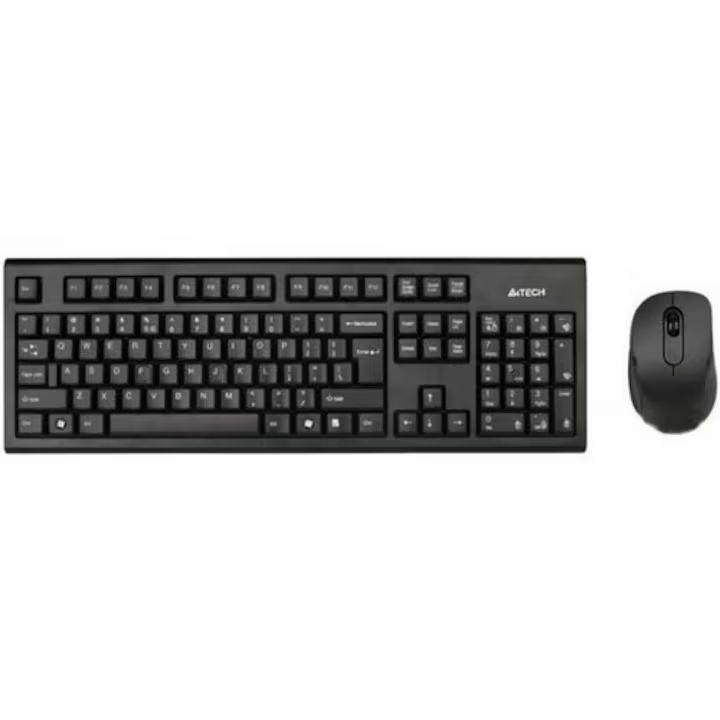 A4-Tech 7100N Wireless Keyboard Combo Black US