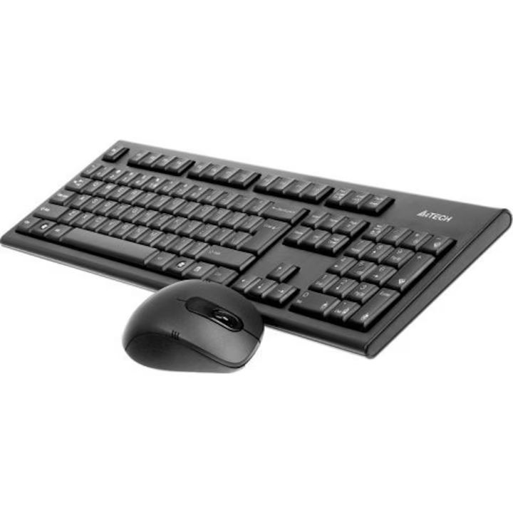 A4-Tech 7100N Wireless Keyboard Combo Black US