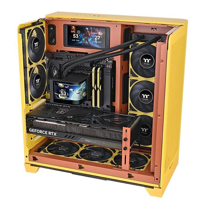 Thermaltake MAGCurve 360 Ultra ARGB Sync AIO Liquid Cooler Black Thermaltake MAGCurve 360 Ultra ARGB Sync AIO Liquid Cooler Black