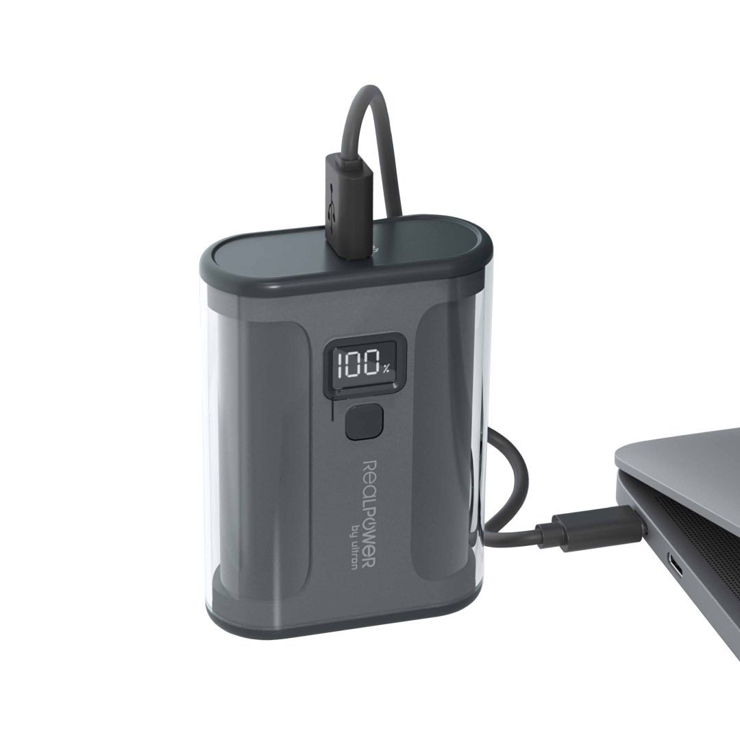 Realpower PB-10000 35W 10000mAh PowerBank Black