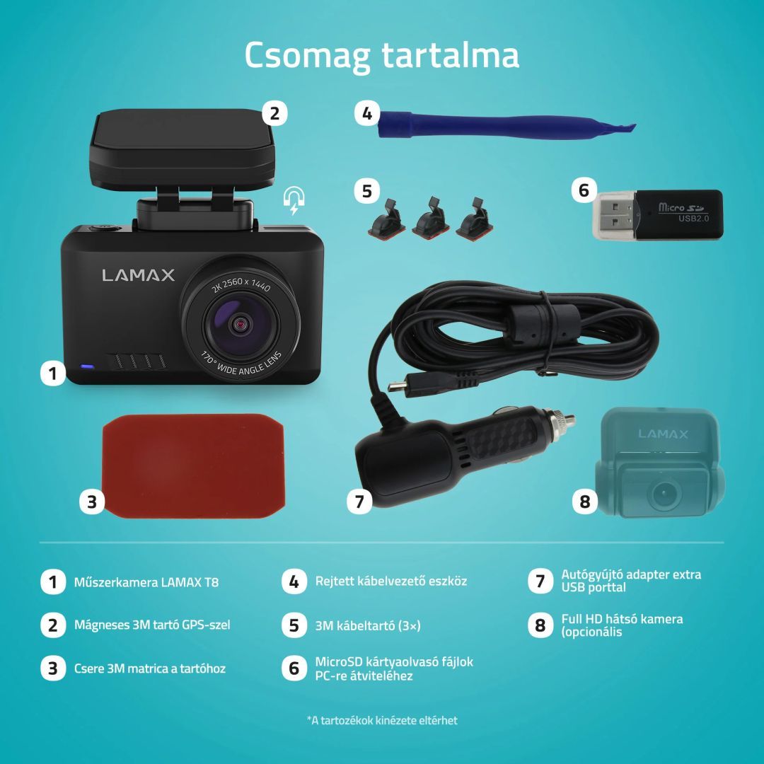 Lamax T8 DashCam Black