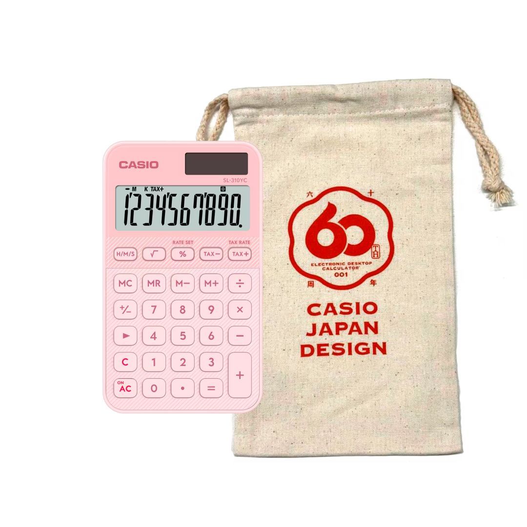 Casio SL-310YC-LP Asztali számológép Pink