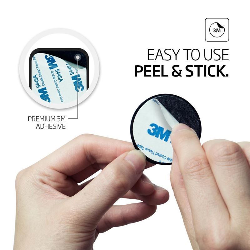 Spigen Kuel MP-4P Car Mount Metal Plates, black Spigen Kuel MP-4P Car Mount Metal Plates, black