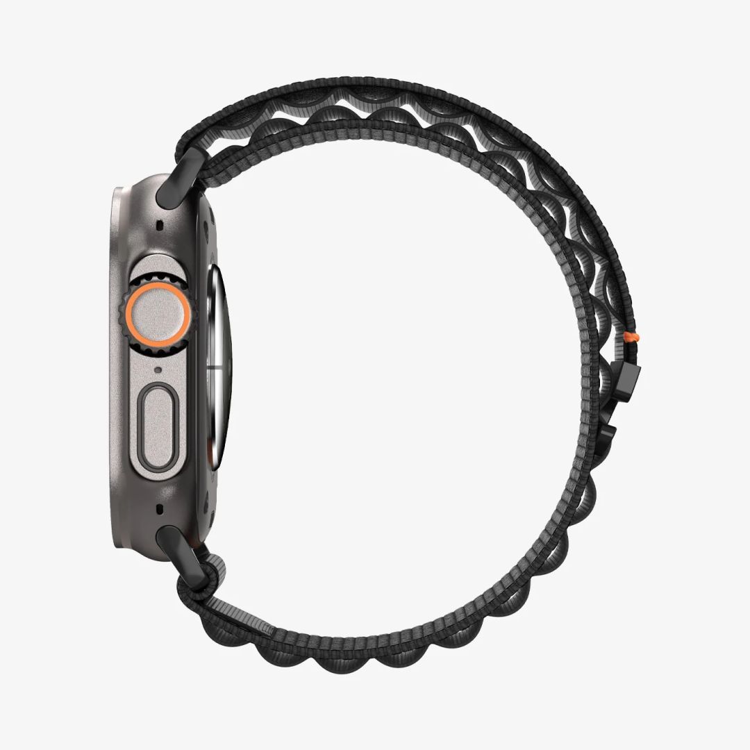 Spigen Fabric Band (hook) for Apple Watch 49mm/46mm/45mm/44mm Black