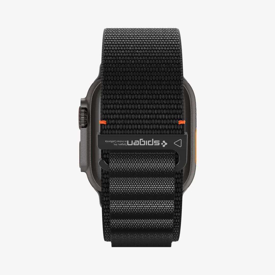 Spigen Fabric Band (hook) for Apple Watch 49mm/46mm/45mm/44mm Black
