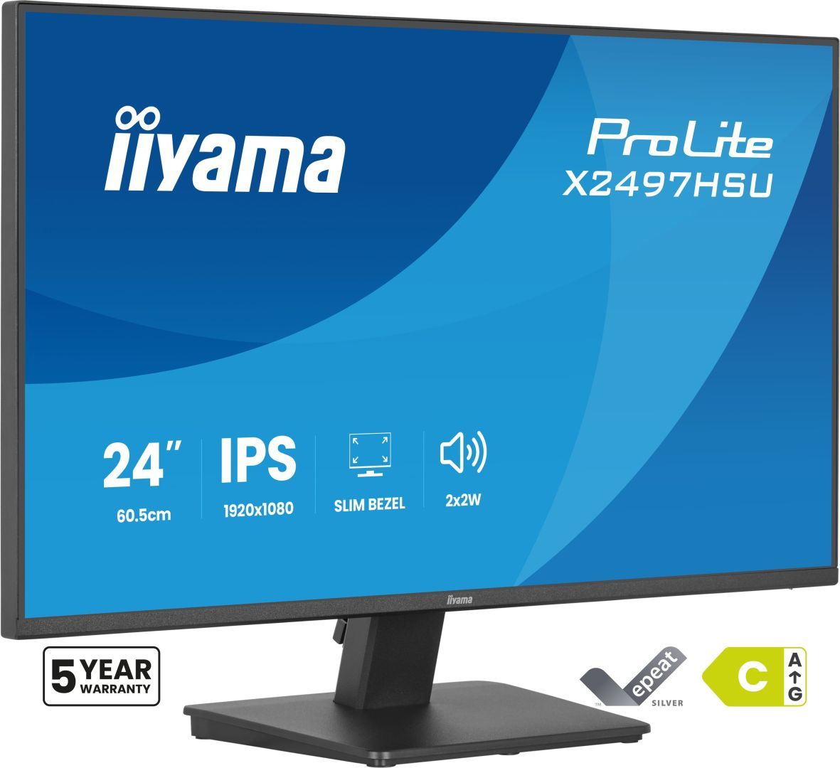 iiyama 23,8" ProLite X2497HSU-B1 IPS LED