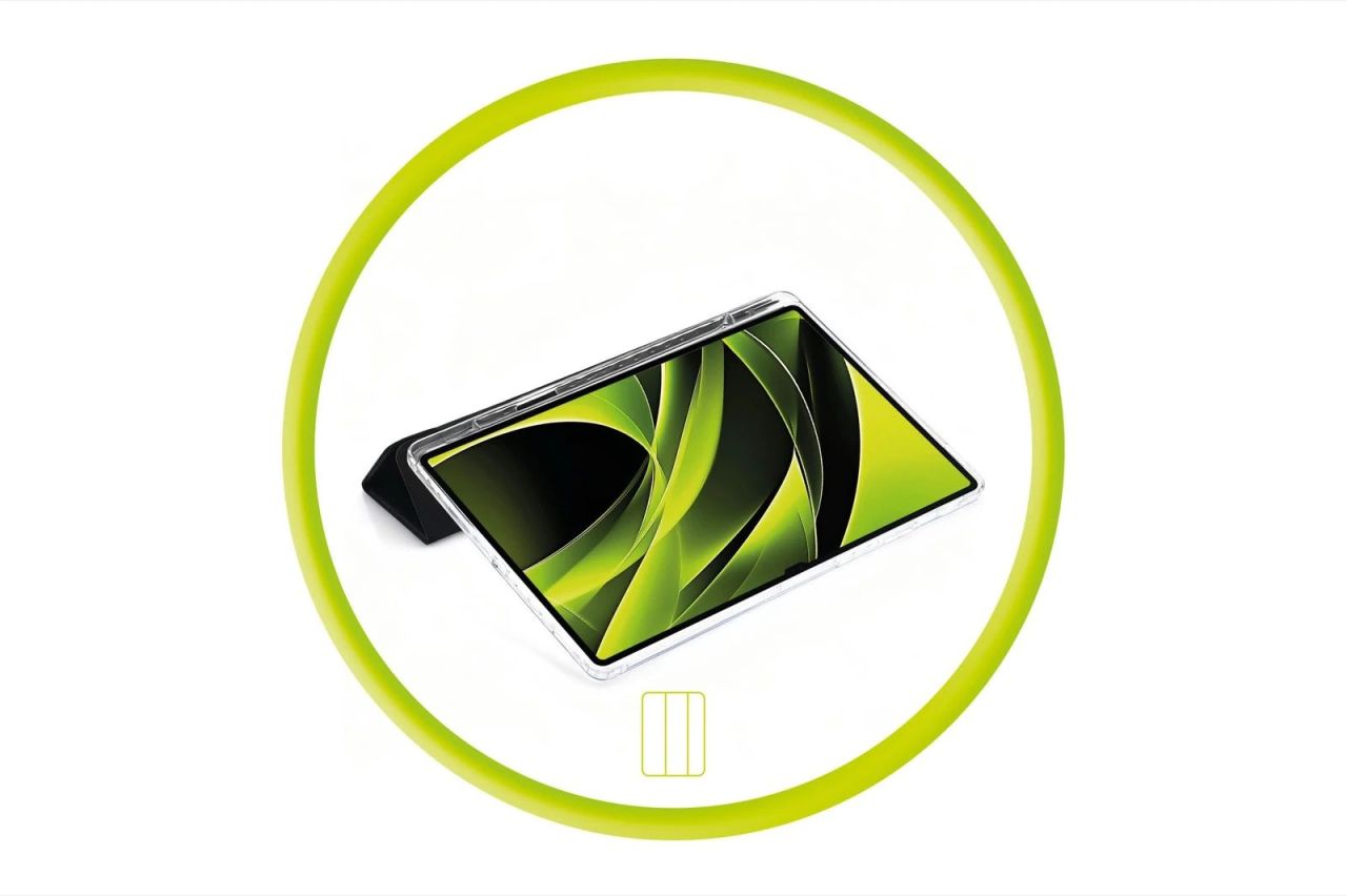 Mobile Origin Easy Tablet Case for Galaxy Tab S10 Plus Transparent