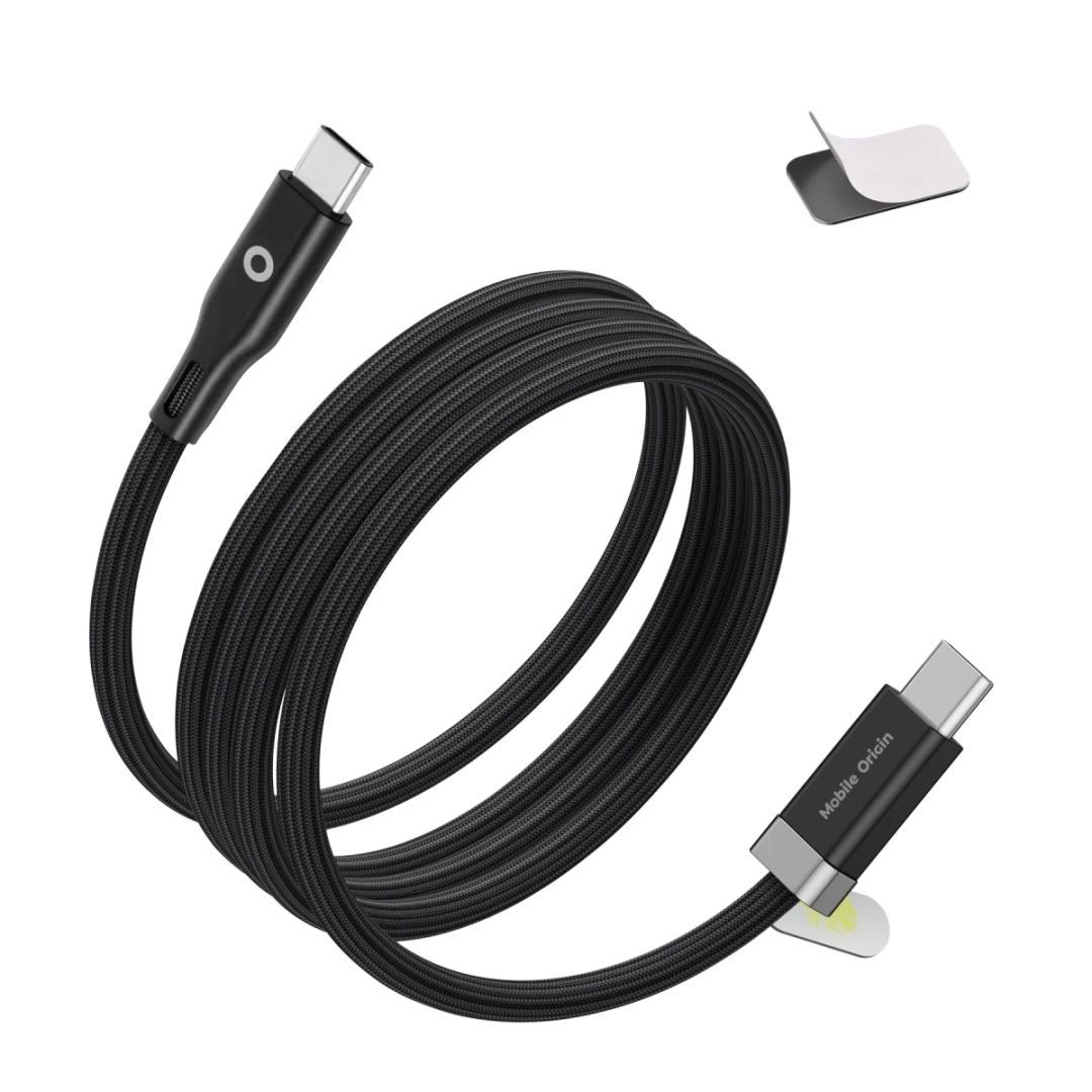 Mobile Origin 60W Magnetic StayCable USB-C to USB-C 1,5m Black Mobile Origin 60W Magnetic StayCable USB-C to USB-C 1,5m Black