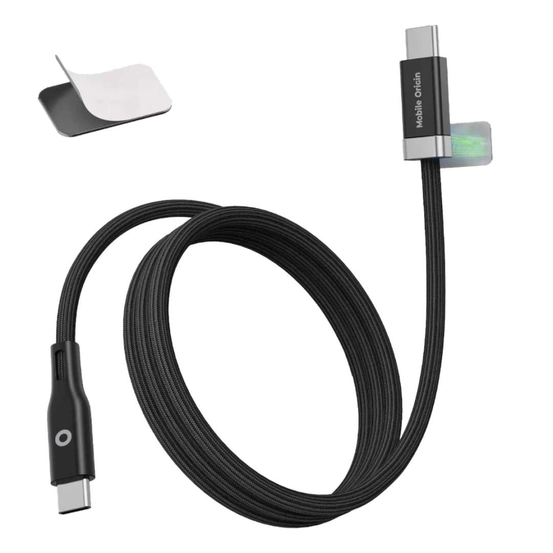 Mobile Origin 60W Magnetic StayCable USB-C to USB-C 1,5m Black Mobile Origin 60W Magnetic StayCable USB-C to USB-C 1,5m Black