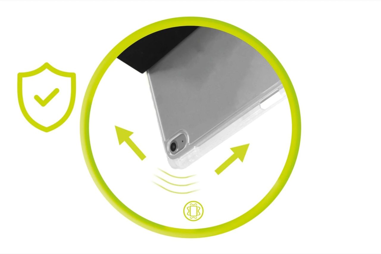 Mobile Origin Easy Tablet Case for iPad 11" 2025 Transparent