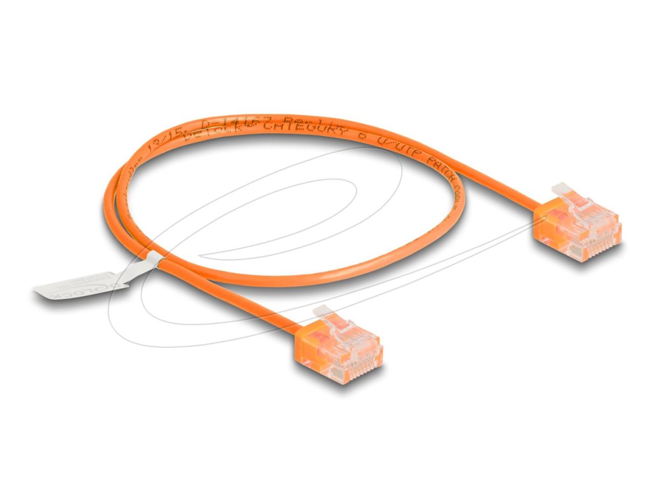 DeLock CAT6 U-UTP Patch Cable 0,5m Orange
