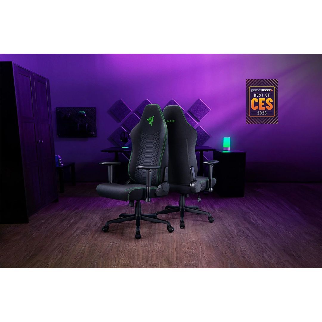 Razer Iskur V2 X Fabric Gaming Chair Black/Green