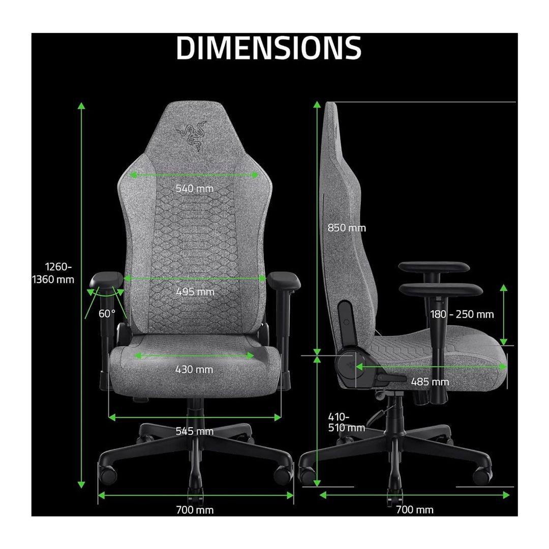 Razer Iskur V2 X Fabric Gaming Chair Light Grey