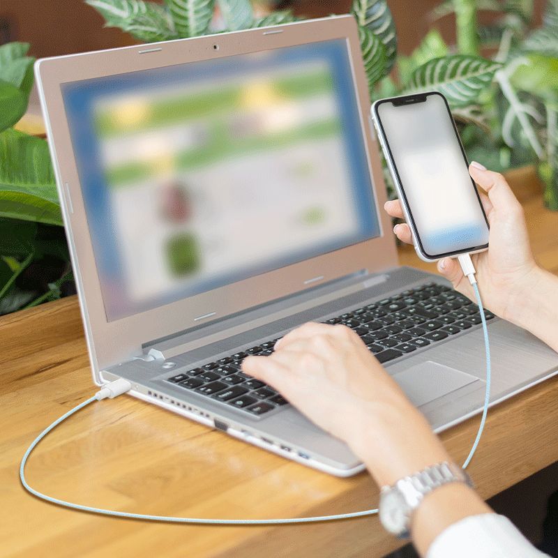 Logilink USB 2.0 C/M - A/M 60W cable 0,5m Blue Logilink USB 2.0 C/M - A/M 60W cable 0,5m Blue