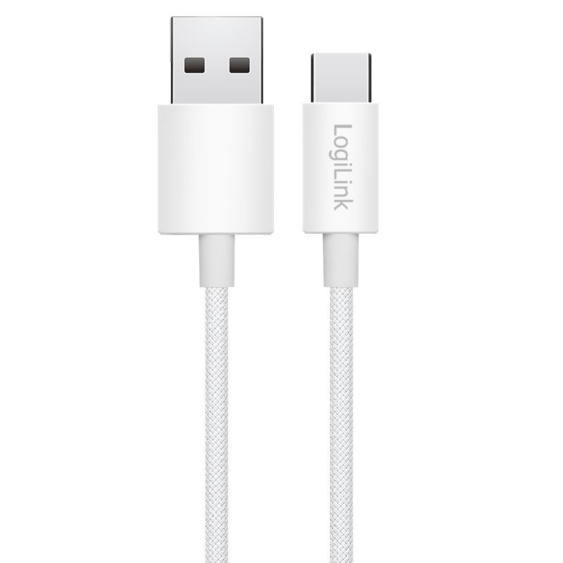 Logilink USB 2.0 C/M - A/M 60W cable 1,5m White Logilink USB 2.0 C/M - A/M 60W cable 1,5m White