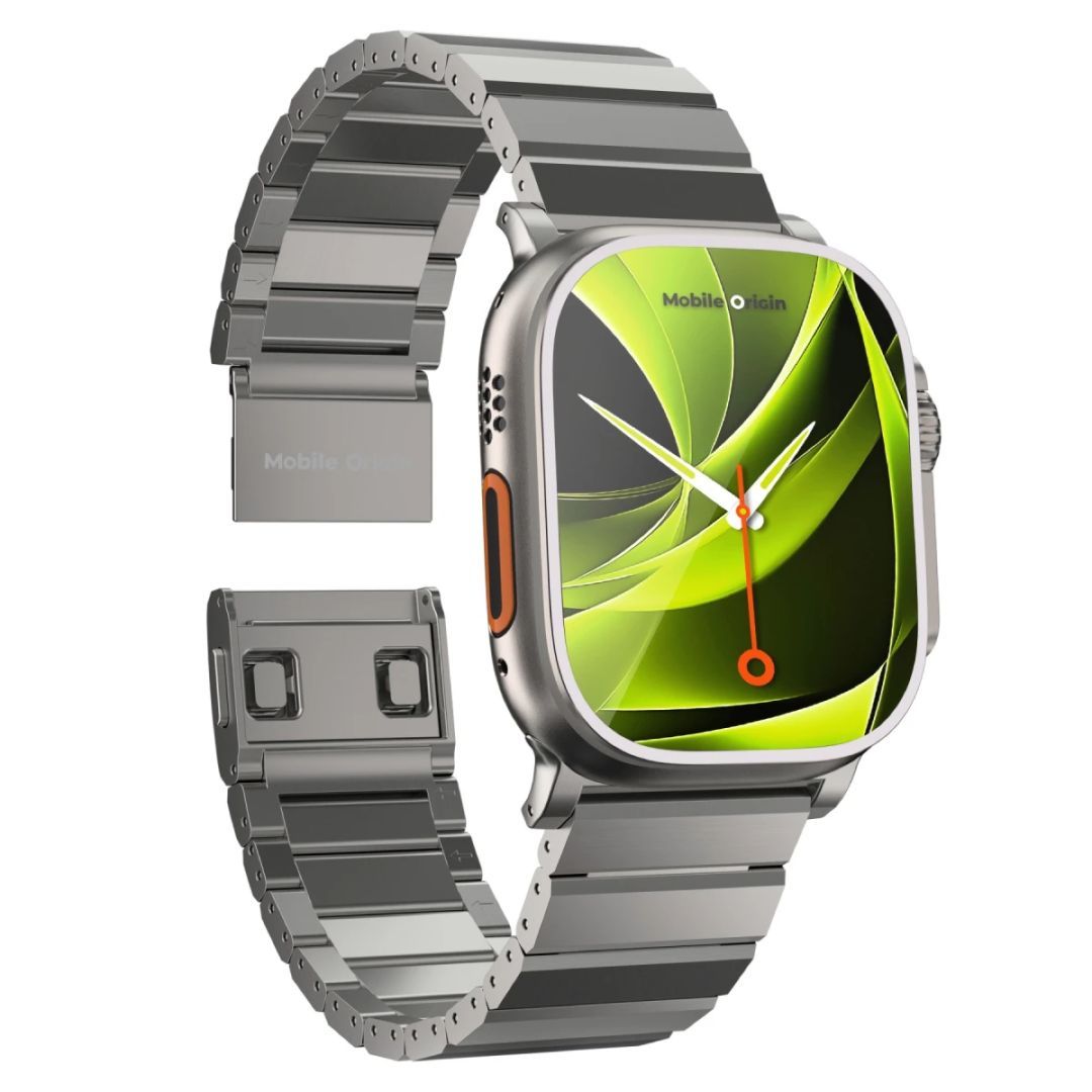 Mobile Origin Titanium Band Modena for Apple Watch Ultra 49mm Natural