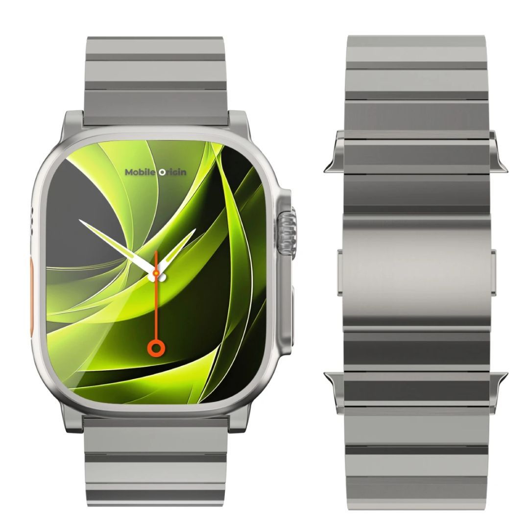 Mobile Origin Titanium Band Modena for Apple Watch Ultra 49mm Natural