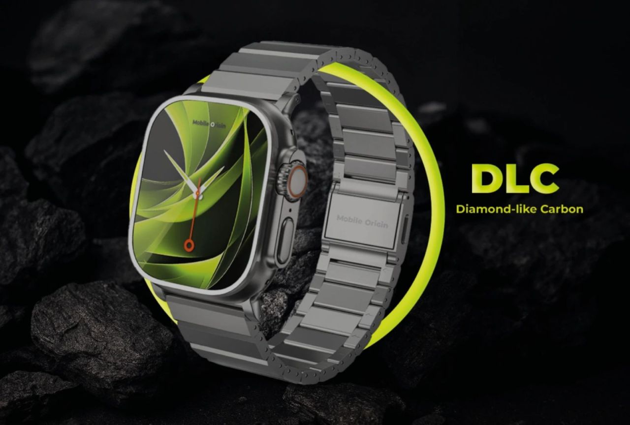 Mobile Origin Titanium Band Modena for Apple Watch Ultra 49mm Natural