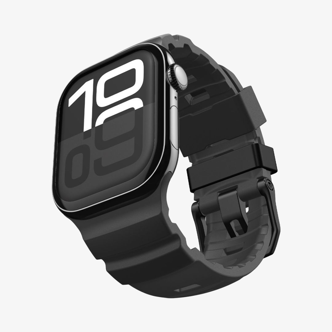 Spigen Silicone Band for Apple Watch 49mm/46mm/45mm/44mm Black