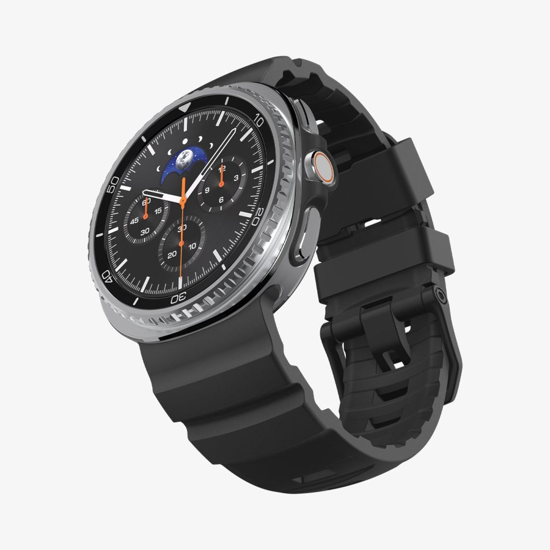 Spigen Silicone Band for Samsung Galaxy Watch 8 46mm/44mm/40mm Black