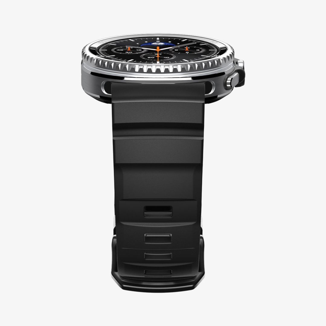 Spigen Silicone Band for Samsung Galaxy Watch 8 46mm/44mm/40mm Black