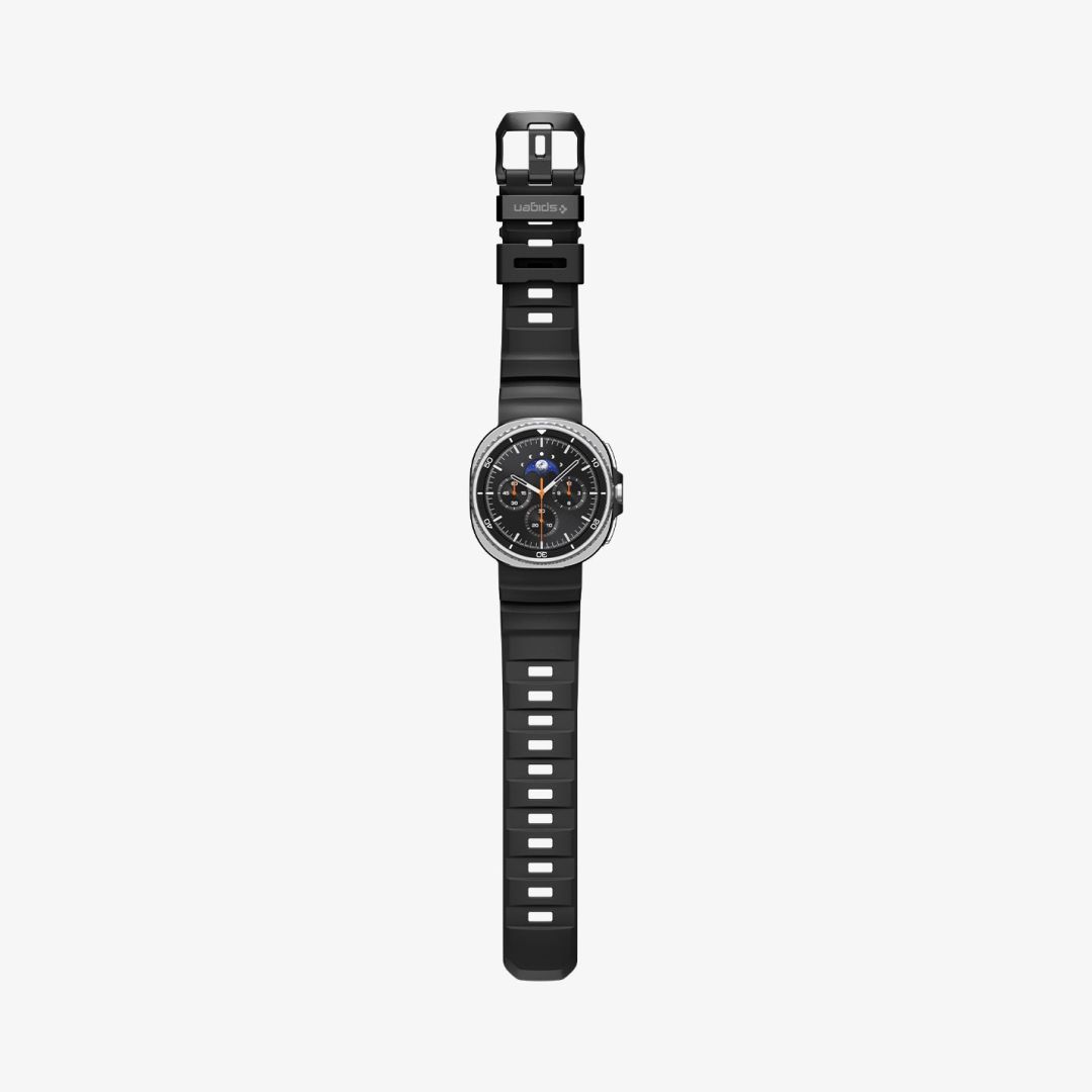 Spigen Silicone Band for Samsung Galaxy Watch 8 46mm/44mm/40mm Black