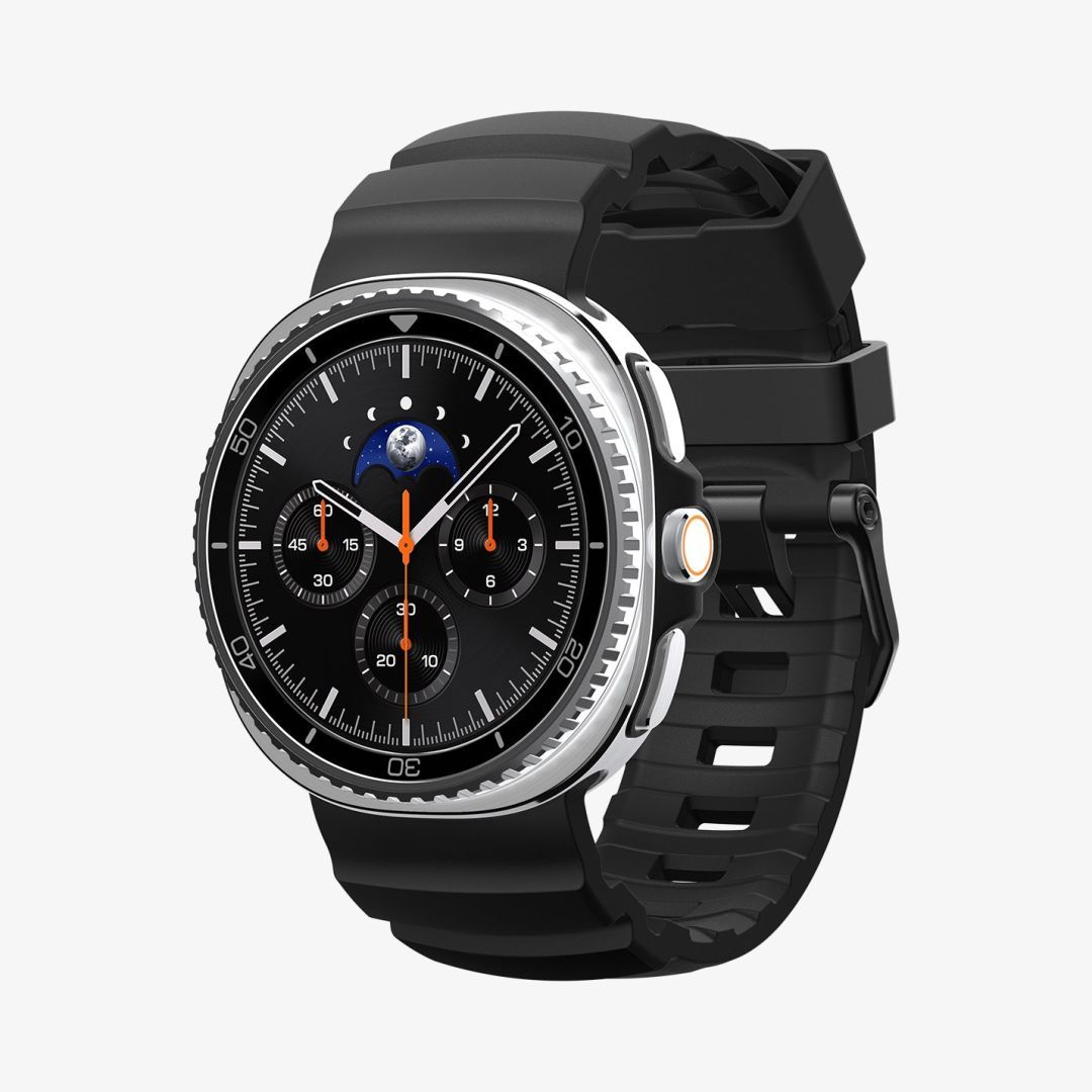 Spigen Silicone Band for Samsung Galaxy Watch 8 46mm/44mm/40mm Black