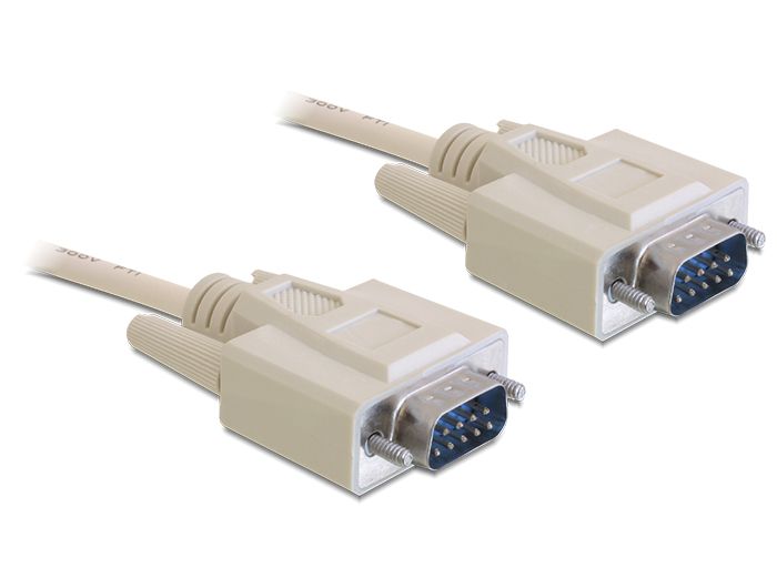 DeLock Cable RS-232 serial Sub-D9 male / male 10m DeLock Cable RS-232 serial Sub-D9 male / male 10m
