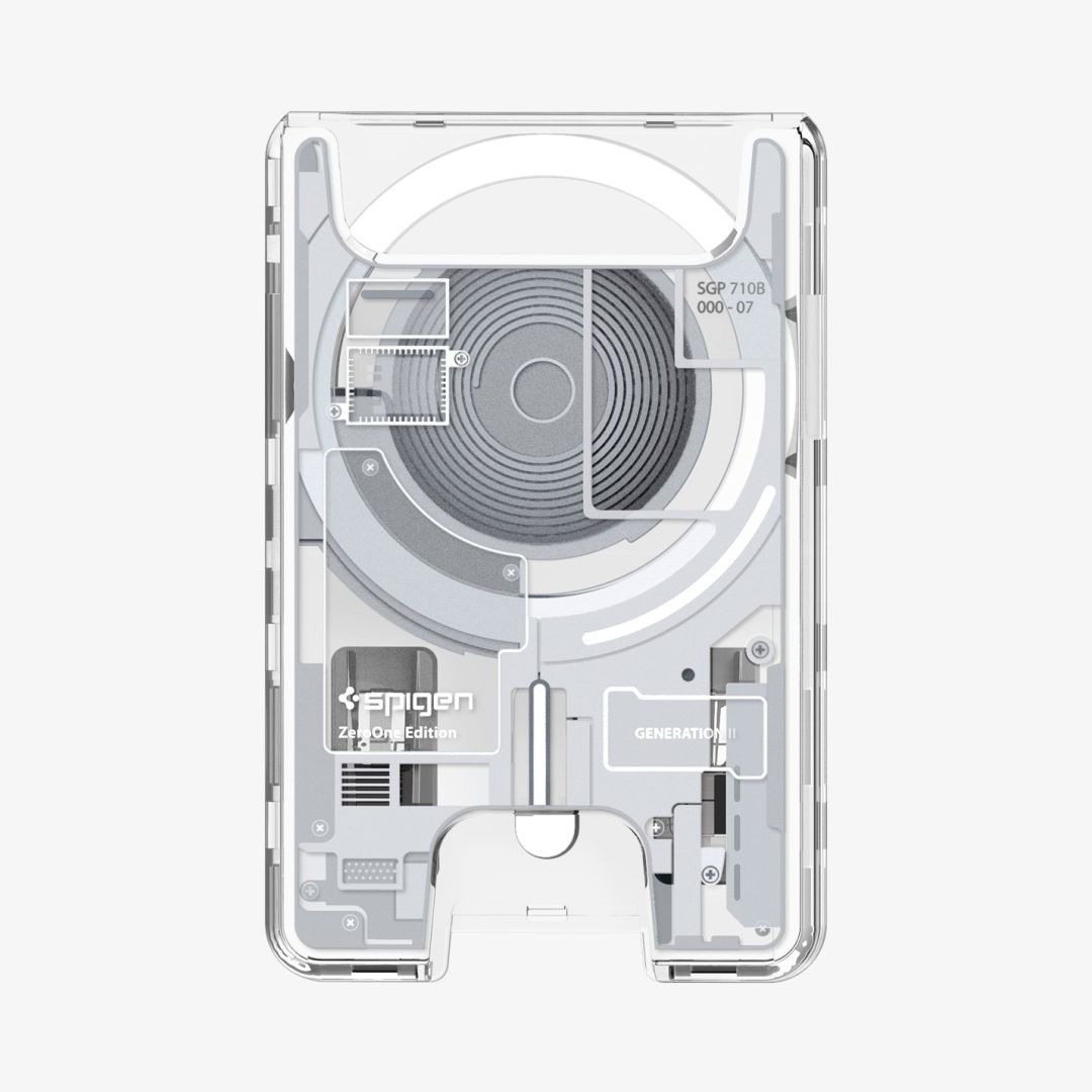 Spigen Ultra Hybrid Wallet MagSafe Zero One White