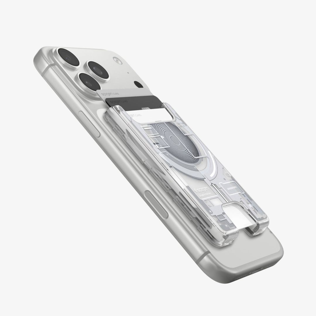 Spigen Ultra Hybrid Wallet MagSafe Zero One White