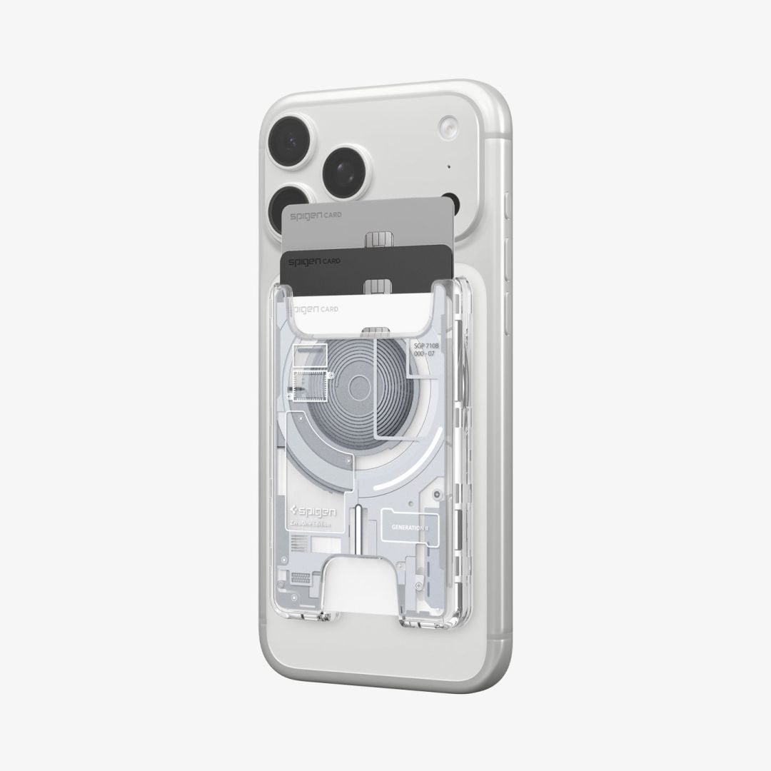 Spigen Ultra Hybrid Wallet MagSafe Zero One White