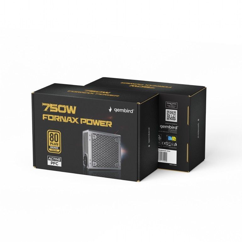 Gembird 750W 80+ Bronze CCC-PSUBRONZE-750W