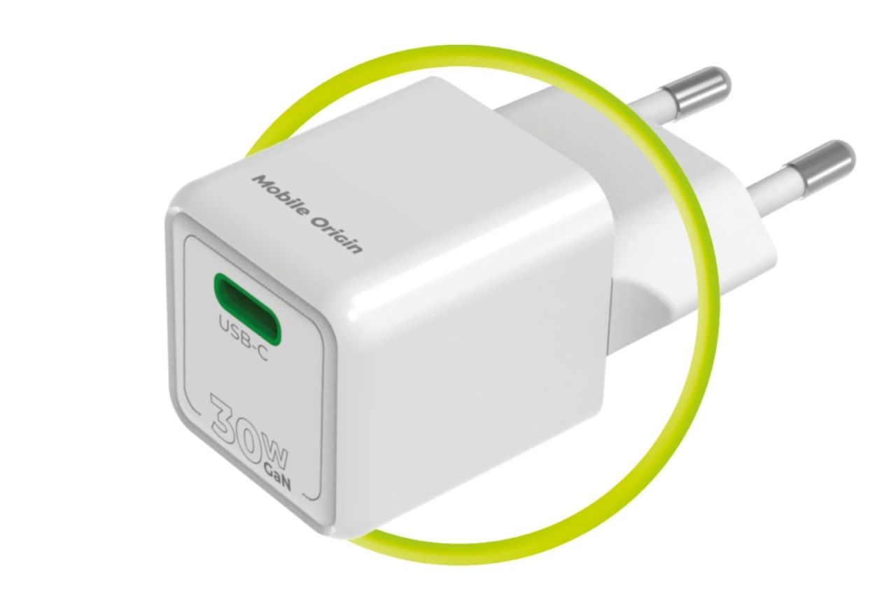 Mobile Origin 30W Mini Charger PW23 USB-C White