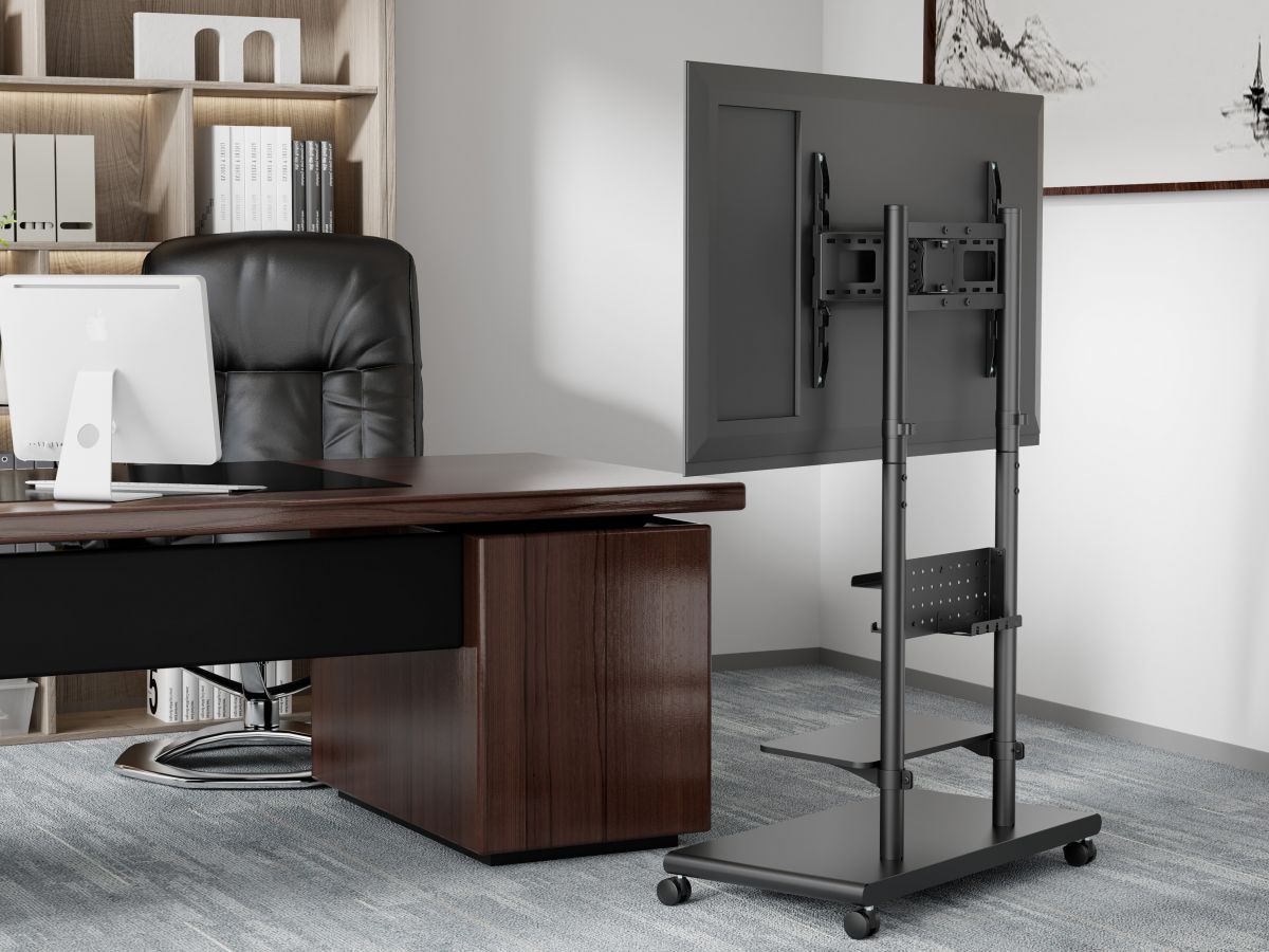 EQuip Mobile TV Trolley 50"-90" Black