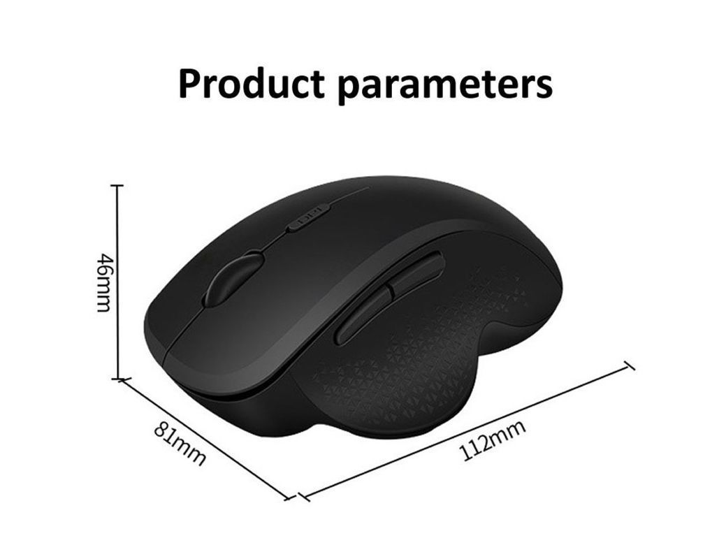 EQuip 6-Button Dual Mode Wireless Mouse Black EQuip 6-Button Dual Mode Wireless Mouse Black