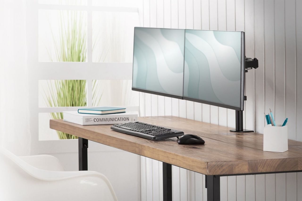 Digitus DA-90400 Dual monitor mount 15"-32" Black