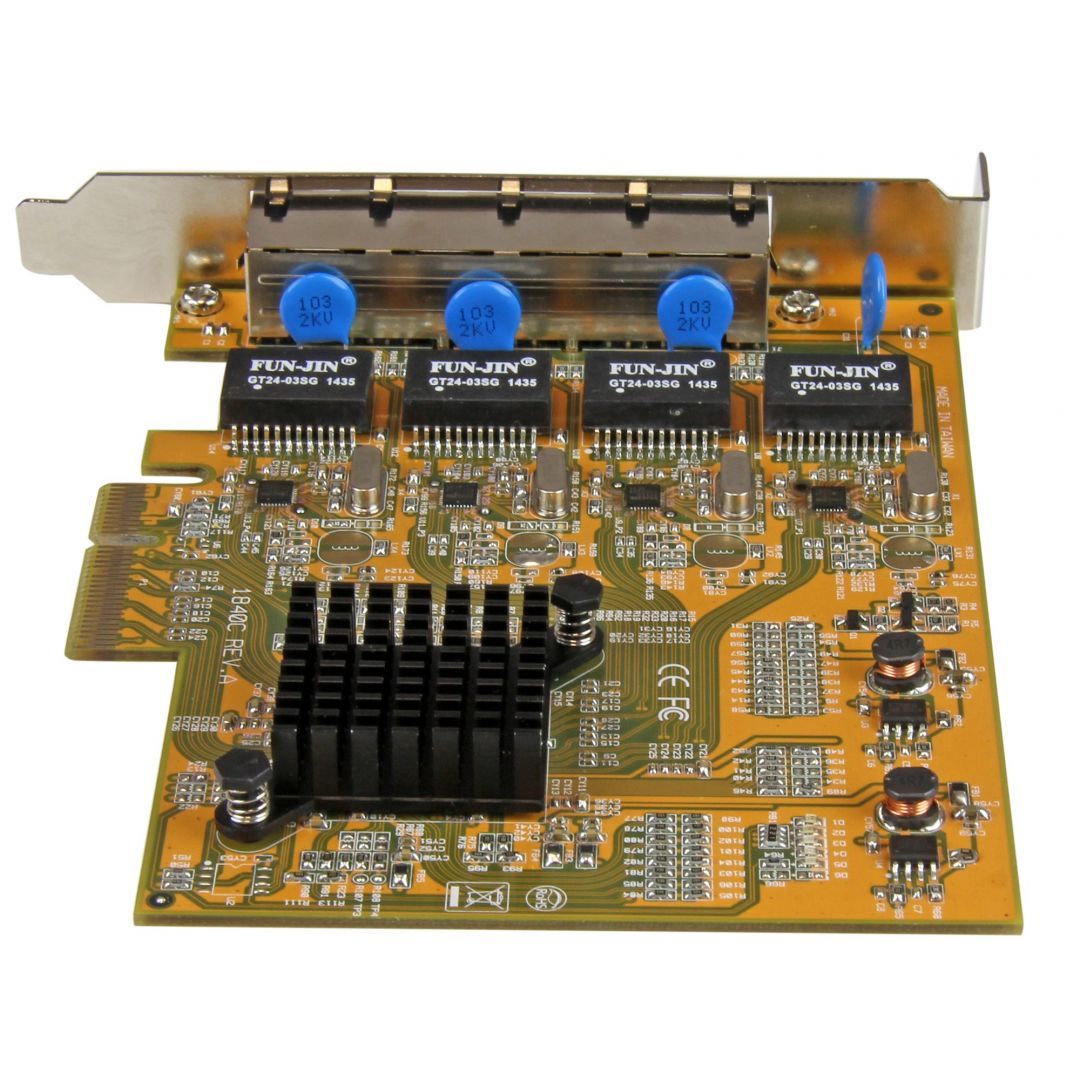 Startech 4-Port PCIe Gigabit Network Adapter Card Startech 4-Port PCIe Gigabit Network Adapter Card