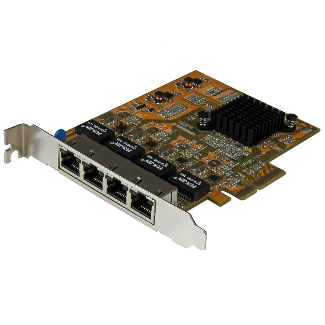Startech 4-Port PCIe Gigabit Network Adapter Card Startech 4-Port PCIe Gigabit Network Adapter Card