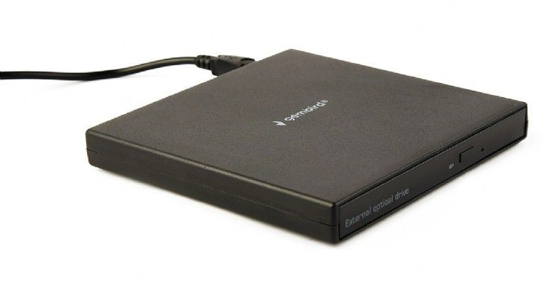 Gembird DVD-USB-04 Slim DVD-Writer Black BOX Gembird DVD-USB-04 Slim DVD-Writer Black BOX
