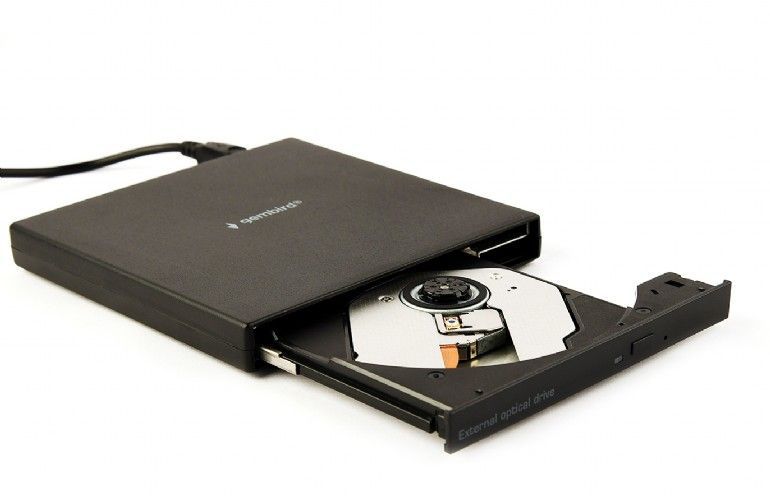 Gembird DVD-USB-04 Slim DVD-Writer Black BOX Gembird DVD-USB-04 Slim DVD-Writer Black BOX