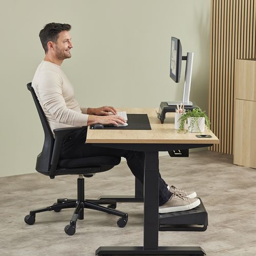 Fellowes Breyta Palm Wrist Rest Black