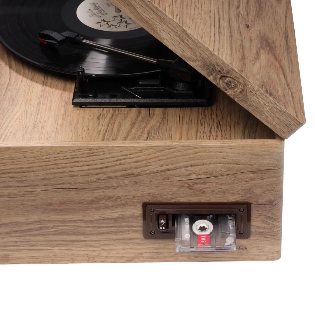 Denver MRD-180 Retro wooden music center with turntable Brown Denver MRD-180 Retro wooden music center with turntable Brown