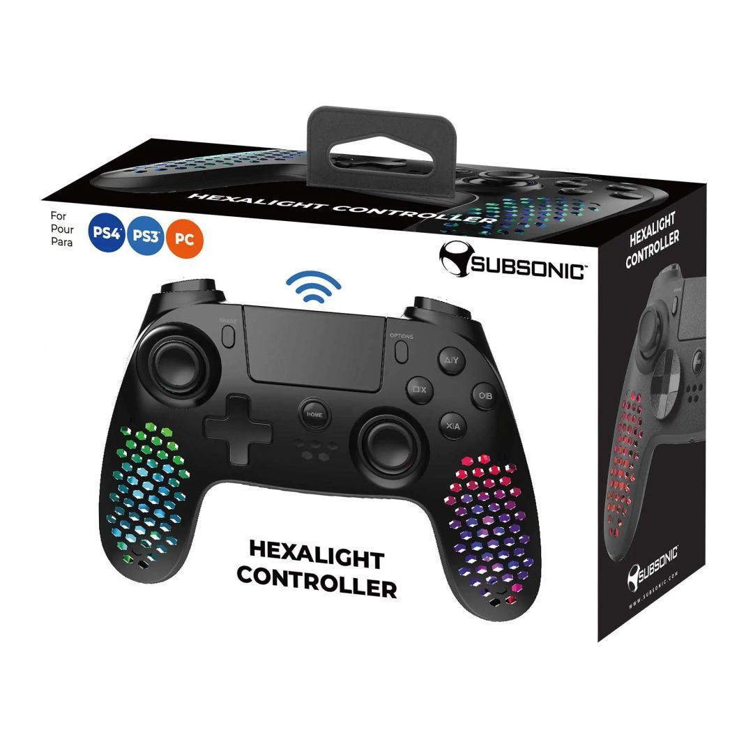 Subsonic Hexalight Bluetooth Gamepad Black