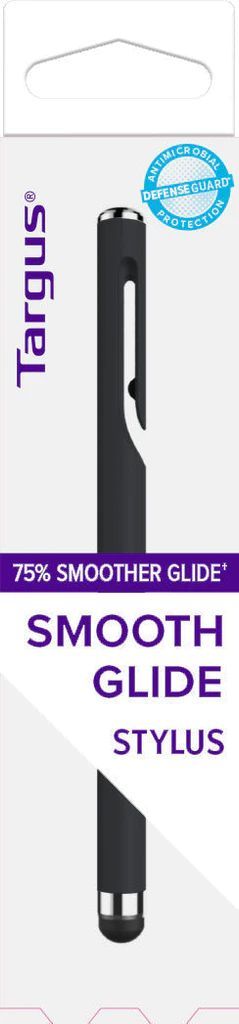 Targus Antimicrobial Smooth Stylus Pen For Smartphones and Touchscreens Black Targus Antimicrobial Smooth Stylus Pen For Smartphones and Touchscreens Black