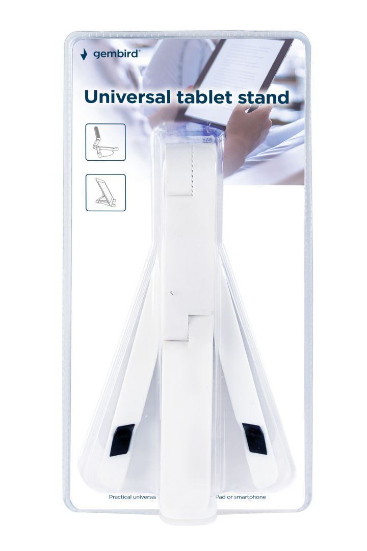 Gembird TA-TS-01/W Universal Tablet/Smartphone stand White Gembird TA-TS-01/W Universal Tablet/Smartphone stand White